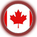 canada flag_glow